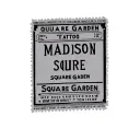 vintage madison square garden ticket tattoo design idea