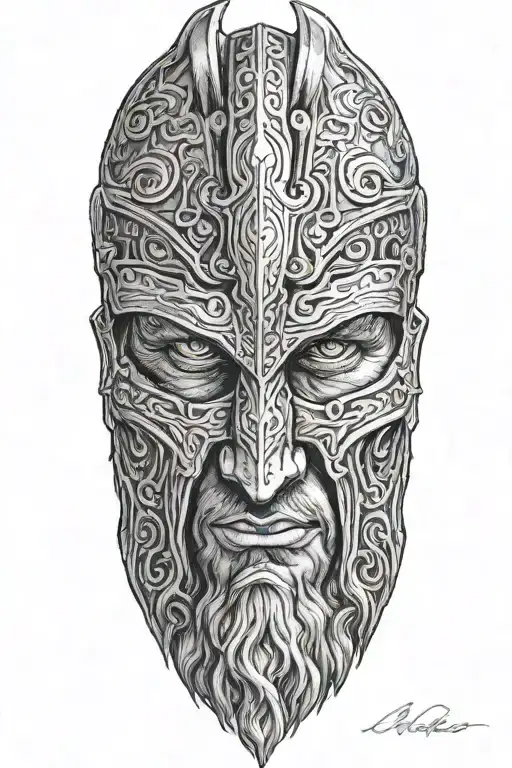 ares god of war tattoo design idea