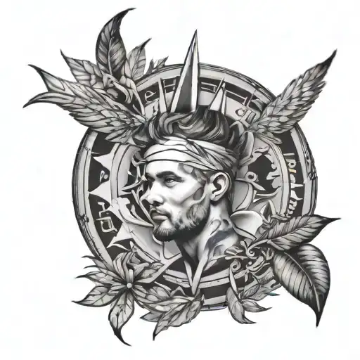 liam Payne's arm tattoo with Avicii symbol  tattoo design idea