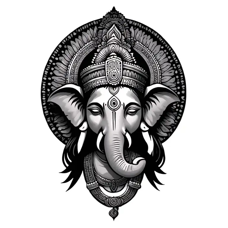 ganesha shiva tattoo tattoo design idea