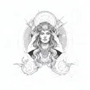 Hecate tattoo design idea