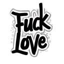 minimalist tattoo words saying fuck love tattoo design idea