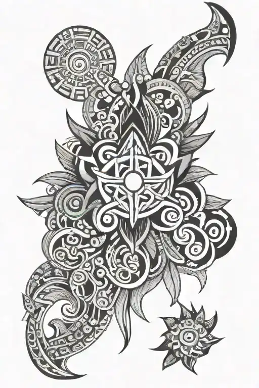 Filipino tribal tattoo design tattoo design idea