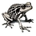 Frog Skeleton tattoo design idea