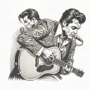 Elvis Presley tattoo design idea