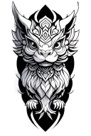 pixiu tattoo design idea