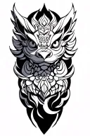 pixiu tattoo design idea