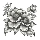 Buttercup tattoo design idea