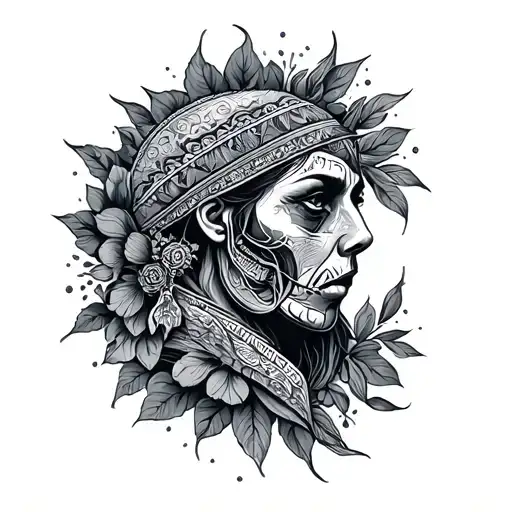 nomadic tattoo design idea