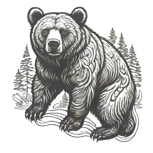 Gay Bear tattoo design idea