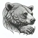 Gay Bear tattoo design idea