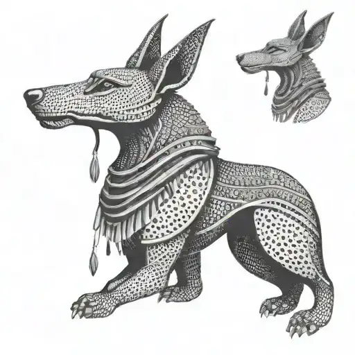 Anubis tattoo design idea