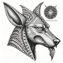Anubis tattoo design idea