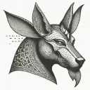 Anubis tattoo design idea