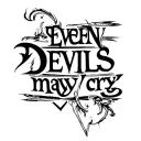 "Even devils may cry  " words written tattoo design idea