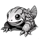 voodoo doll turtwig tattoo design idea