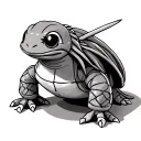 voodoo doll turtwig tattoo design idea