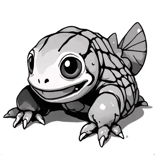 voodoo doll turtwig tattoo design idea
