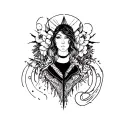 contradiction tattoo design idea