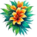 Flip -flop tattoo design idea