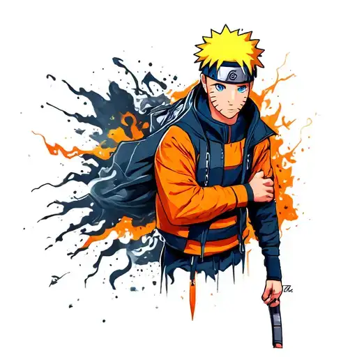 Naruto tattoo design idea