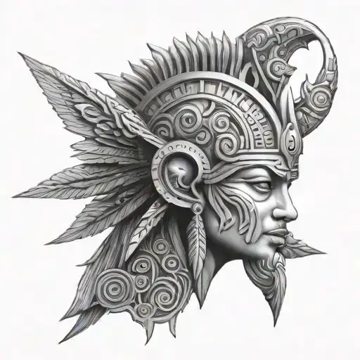 Anunnaki tattoo design idea