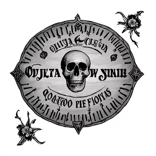 Ouija Board tattoo design idea