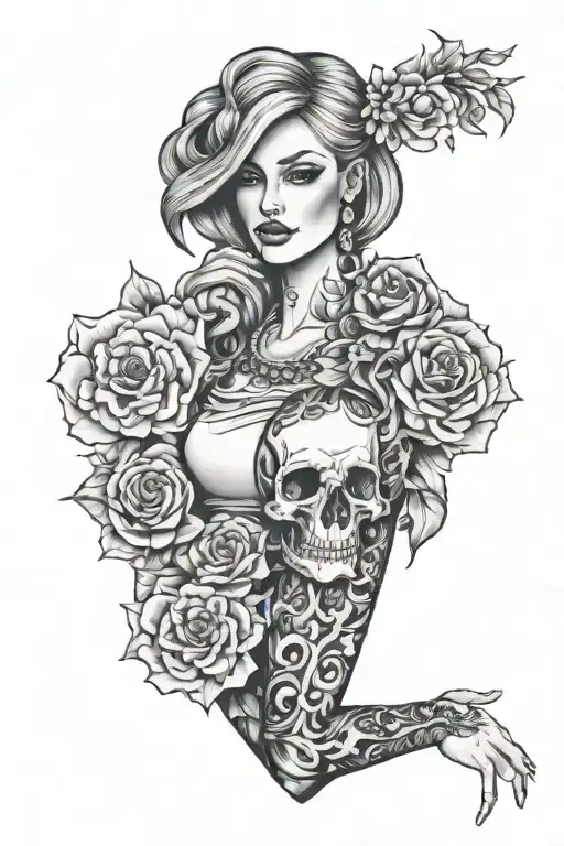 Three quarter arm sleeve. Disneyworld. Cleveland. Chicago. Drag racing. Nursing career. Maldives honeymoon. tattoo design idea