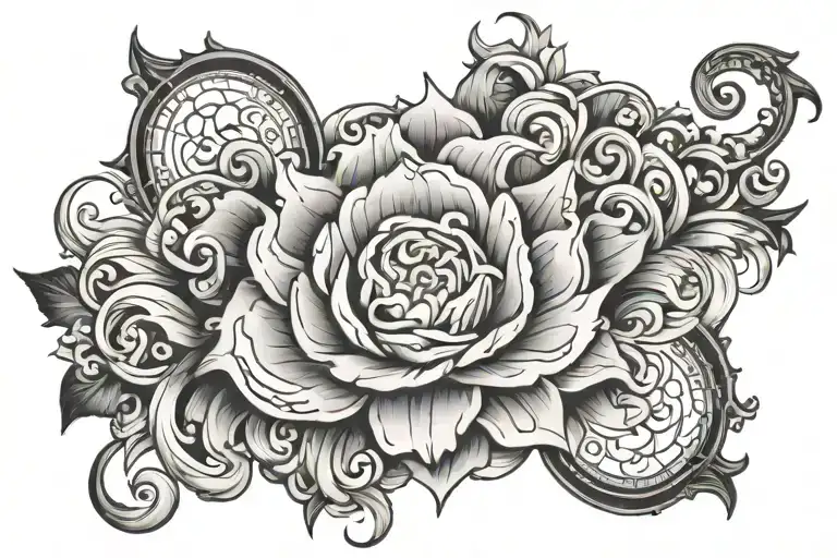 GOD FIRST tattoo design idea