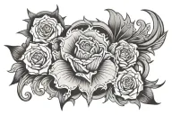 GOD FIRST tattoo design idea