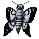 Sleep Token Moth tattoo design idea
