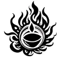 Deepak, flame, lamp, diya kitem, flame of a lamp, lamp flame, smoke or kajal of a lamp, Deepak dhadhara tattoo design idea