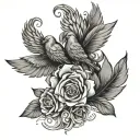 Cuckold tattoo design idea