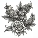 Cuckold tattoo design idea