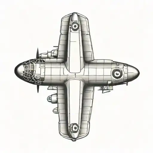 Lancaster Bomber tattoo design idea