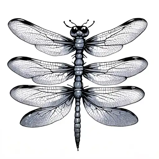 dragonflies tattoo design idea