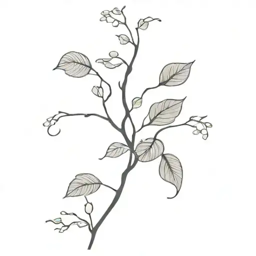 a broken wall with cracks overtaken by growing vines and blooming flowers tattoo design idea