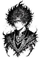 asta black clover tattoo design idea