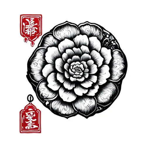 Omamori tattoo design idea