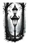 Narnia Lampost tattoo design idea