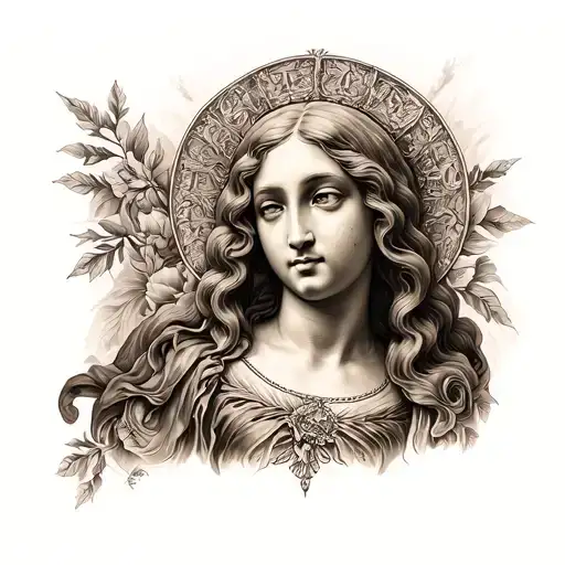 Madonna del Guisallo tattoo design idea