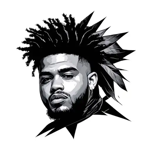 the weeknd XO logo tattoo design idea