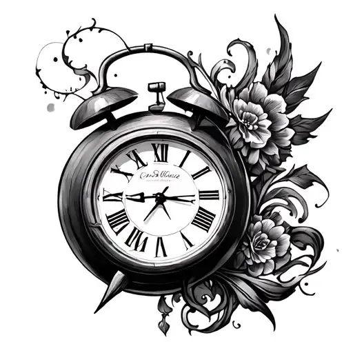 11 11 Clock tattoo design idea
