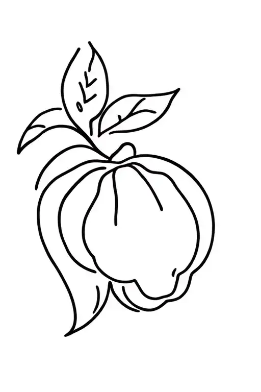 mangoes tattoo design idea
