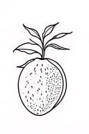 mangoes tattoo design idea