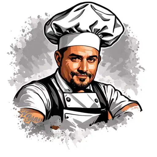 Chef tattoo design idea