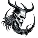 Lucifer tattoo design idea