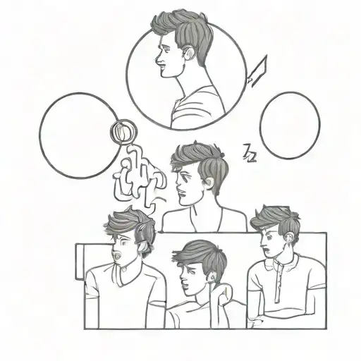 one direction band tattoo design idea