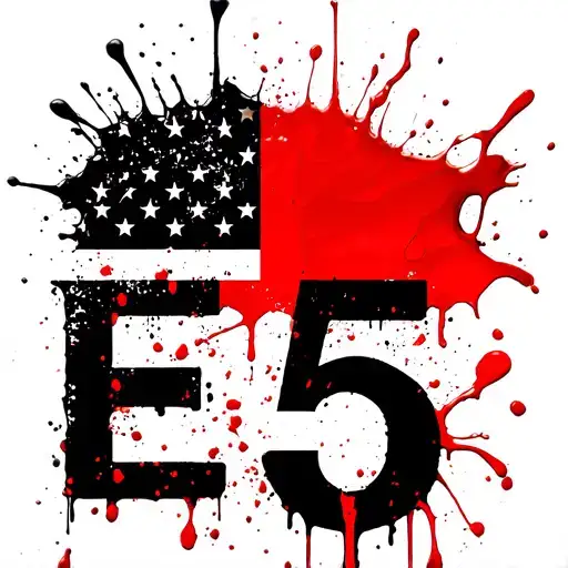 Marine Corps NCO Blood Stripe with E5 rank tattoo design idea