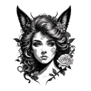 Acta Non Verba tattoo design idea